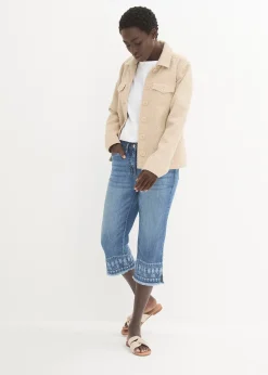 bonprix Pantacourt jean|Femme Jeans