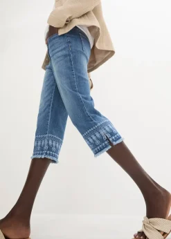 bonprix Pantacourt jean|Femme Jeans