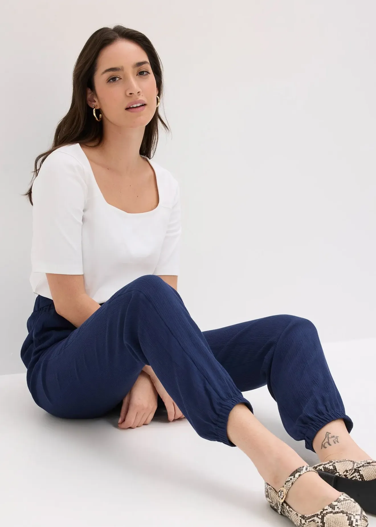 Femme bonprix Pantalons|Pantalon