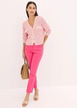 bonprix Pantalon 7/8 à taille élastiquée|Femme Pantalons