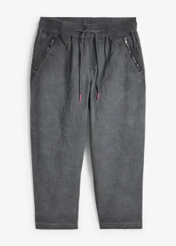 Femme bonprix Pantalons|Pantalon 3/4 avec cordon contrastant