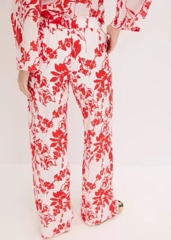 bonprix Pantalon 100% coton|Femme Deux Pièces & Ensembles|Pantalons