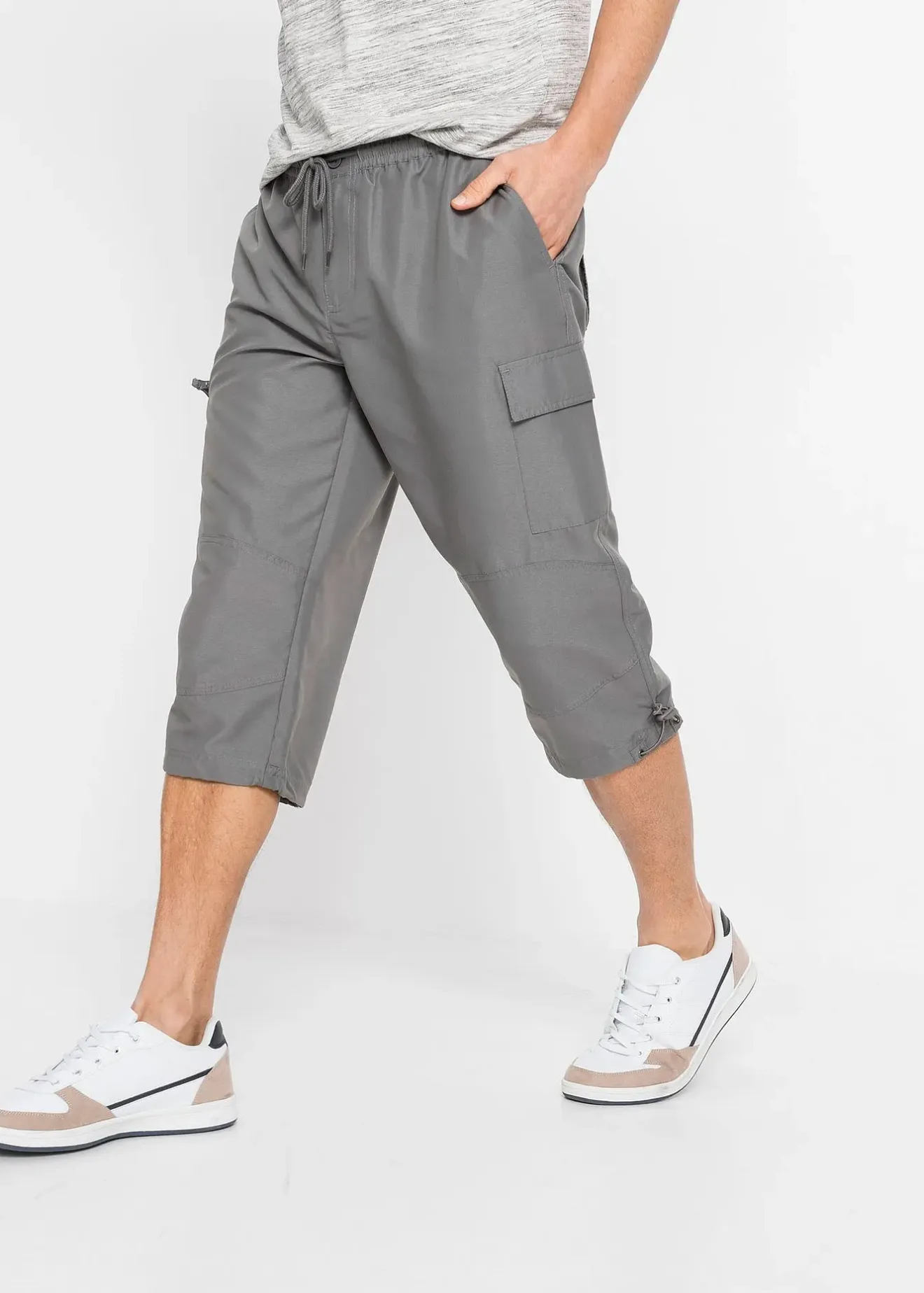 bonprix Pantalon 3/4 en microfibre, regular|Homme Pantalons