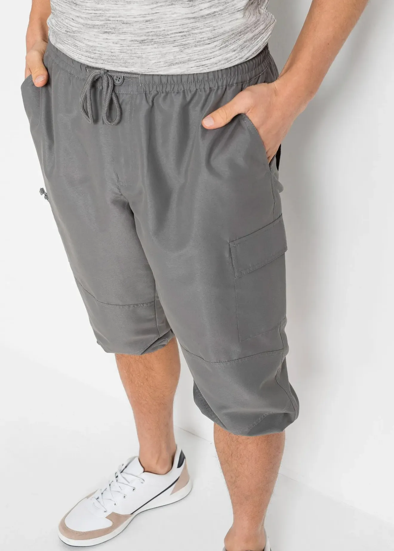 bonprix Pantalon 3/4 en microfibre, regular|Homme Pantalons