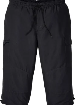 Homme bonprix Pantalons|Pantalon 3/4 en microfibre, regular