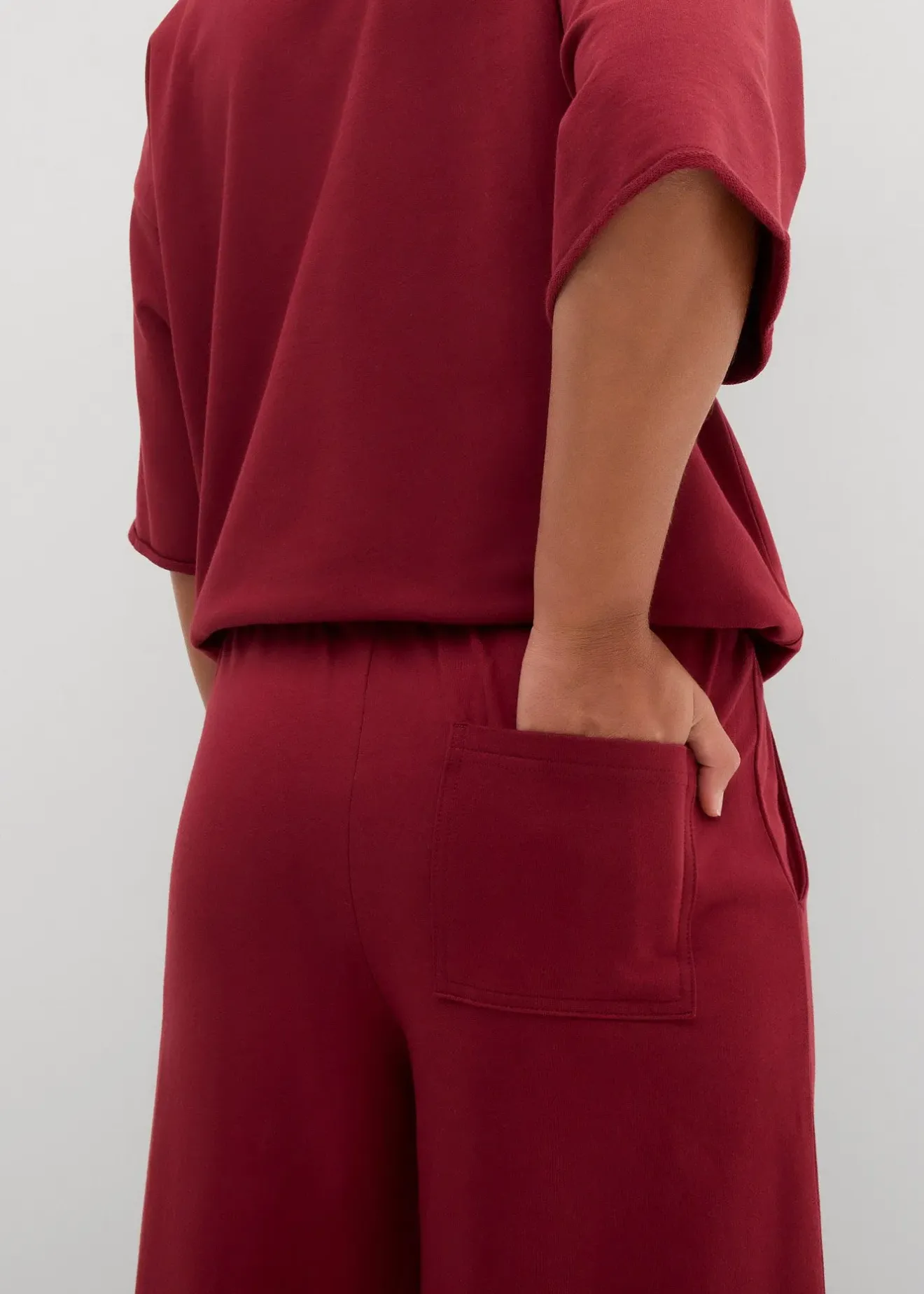 bonprix Pantalon 7/8 en sweat|Femme Sweats|Pantalons