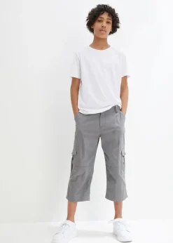 Enfant bonprix Vêtements Enfant|Garçons 9-16 Ans·Pantalons|Pantalon 3/4 garçon 100% coton, loose