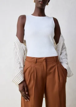 Femme bonprix Premium|Pantalons|Pantalon à pinces en laine