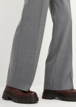 bonprix Pantalon à pinces en laine|Femme Premium|Pantalons