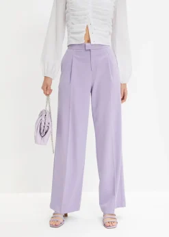 bonprix Pantalon à pinces et taille élastiquée|Femme Pantalons