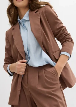 bonprix Pantalon à pinces et taille élastiquée|Femme Pantalons