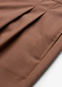 bonprix Pantalon à pinces et taille élastiquée|Femme Pantalons