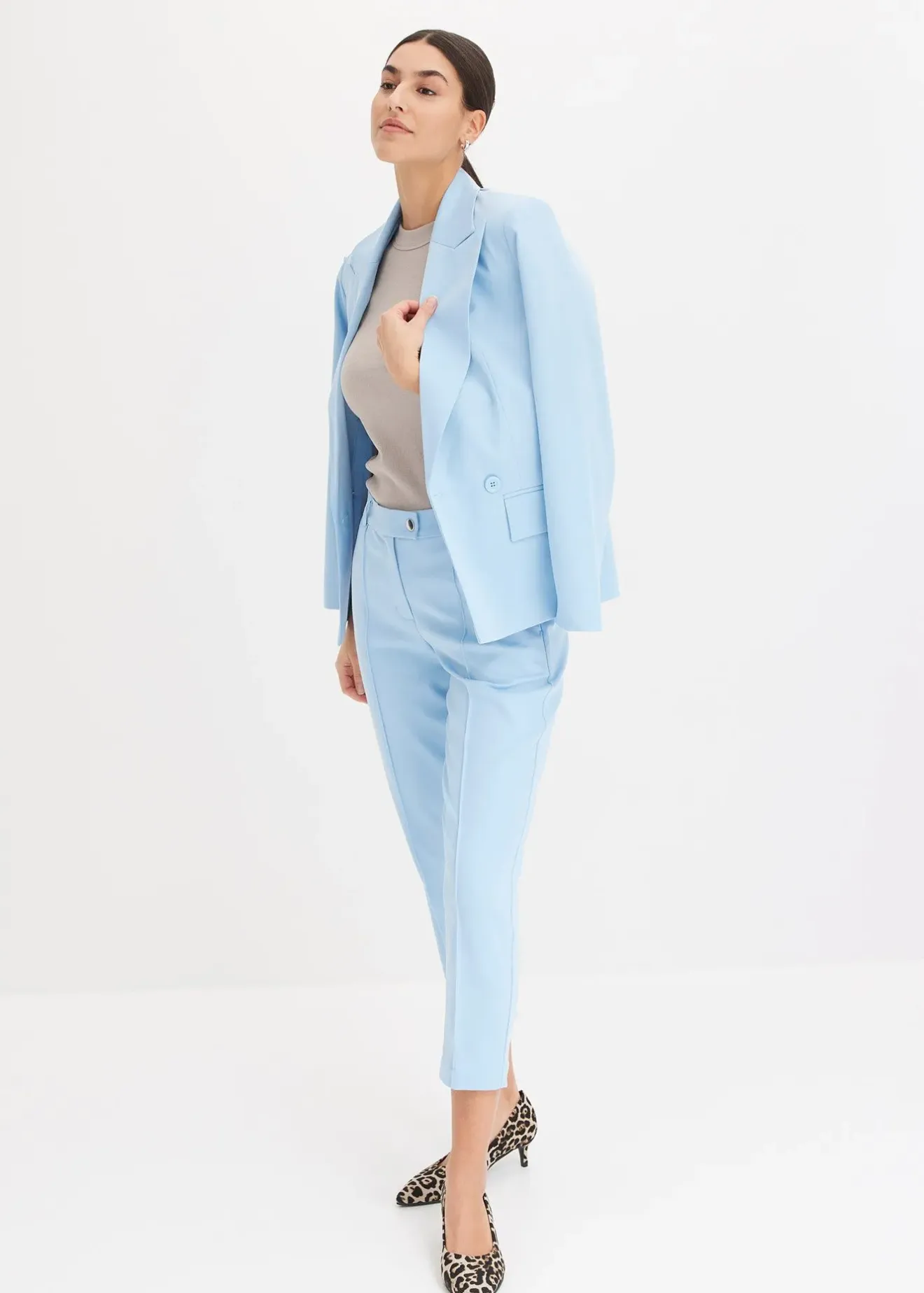 bonprix Pantalon à taille élastiquée|Femme Pantalons