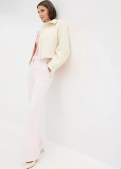 bonprix Pantalon à taille élastiquée|Femme Pantalons|Tailles Petite