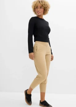 bonprix Pantalon 3/4 ultra-doux|Femme Pantalons