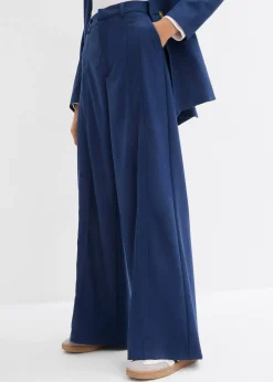 Femme bonprix Pantalons|Pantalon ample à taille haute