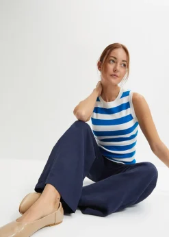 Femme bonprix Pantalons|Pantalon avec cordon de serrage