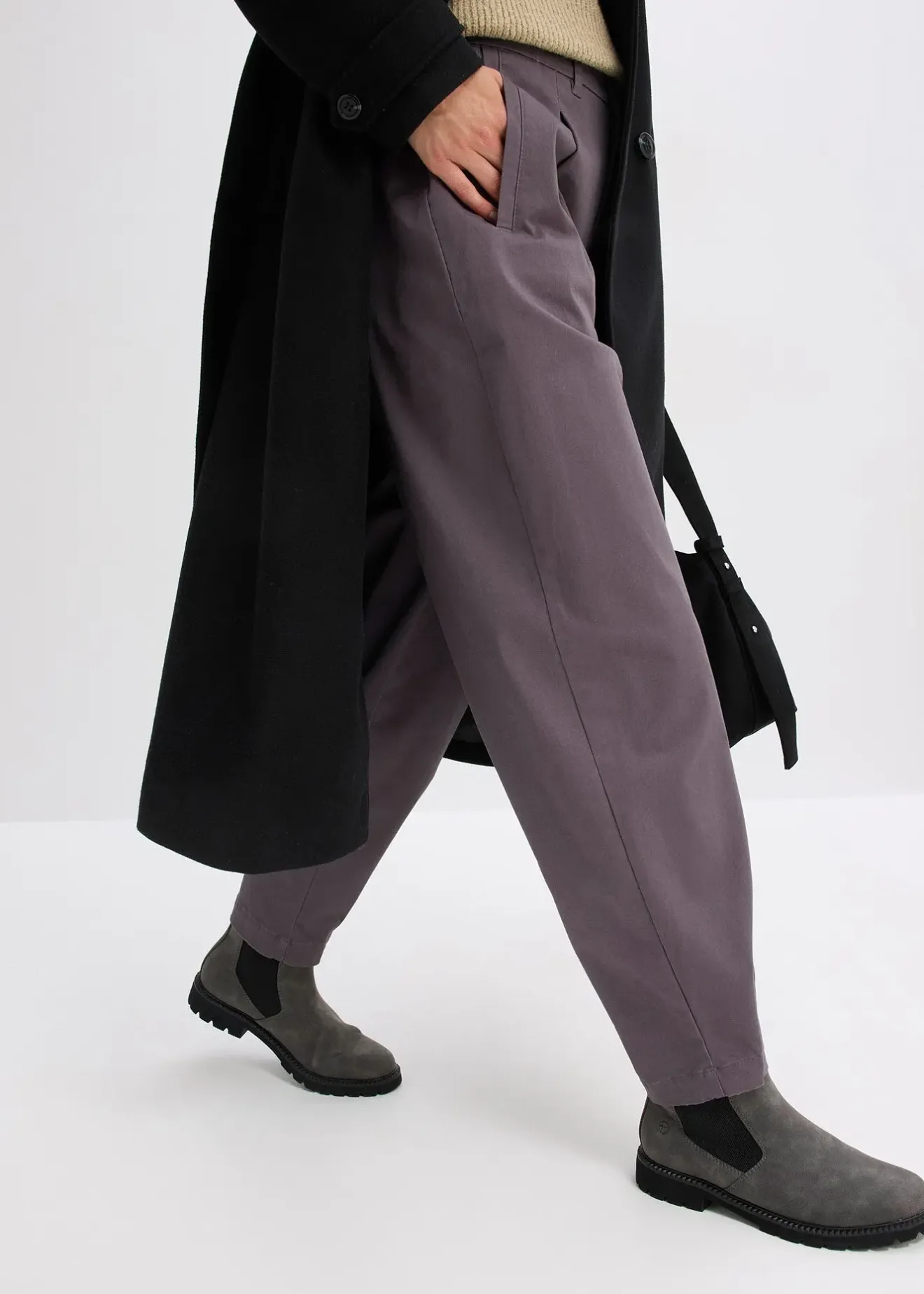 Femme bonprix Pantalons|Pantalon barrel