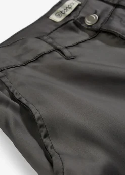 Femme bonprix Pantalons|Pantalon barrel en satin fluide