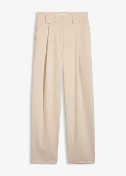 Femme bonprix Pantalons|Pantalon barrel taille haute