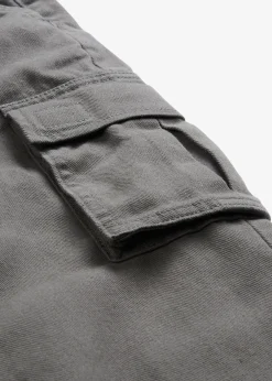 Homme bonprix Vêtements Thermiques|Pantalons|Pantalon cargo et loose à doublure chaude en flanelle et taille élastiquée, droit