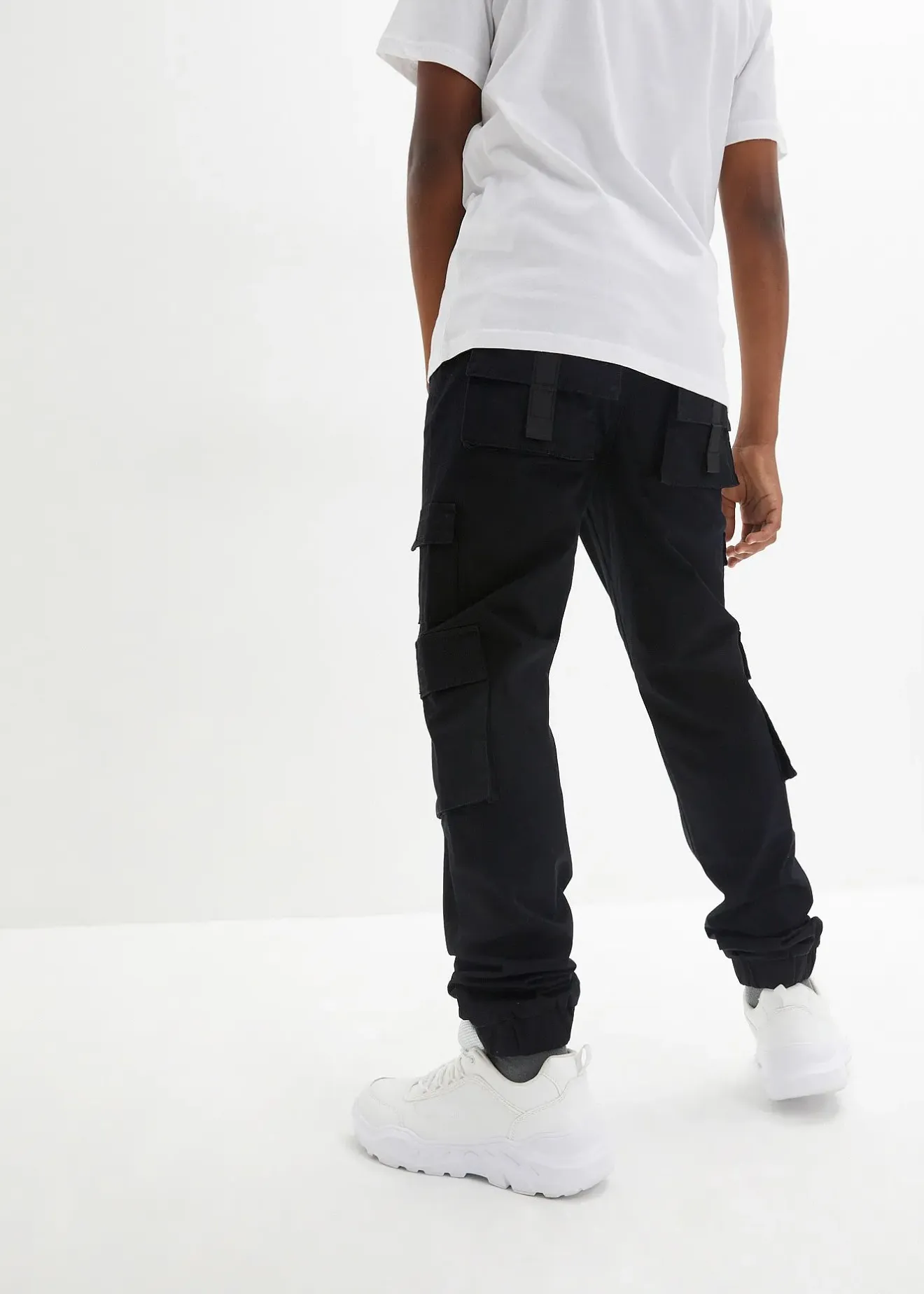 bonprix Pantalon cargo extensible, regular|Enfant Vêtements Enfant|Garçons 9-16 Ans·Pantalons