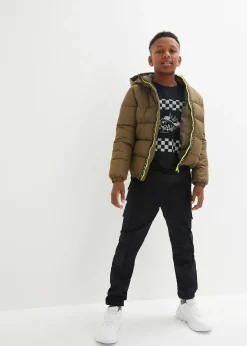 bonprix Pantalon cargo extensible, regular|Enfant Vêtements Enfant|Garçons 9-16 Ans·Pantalons