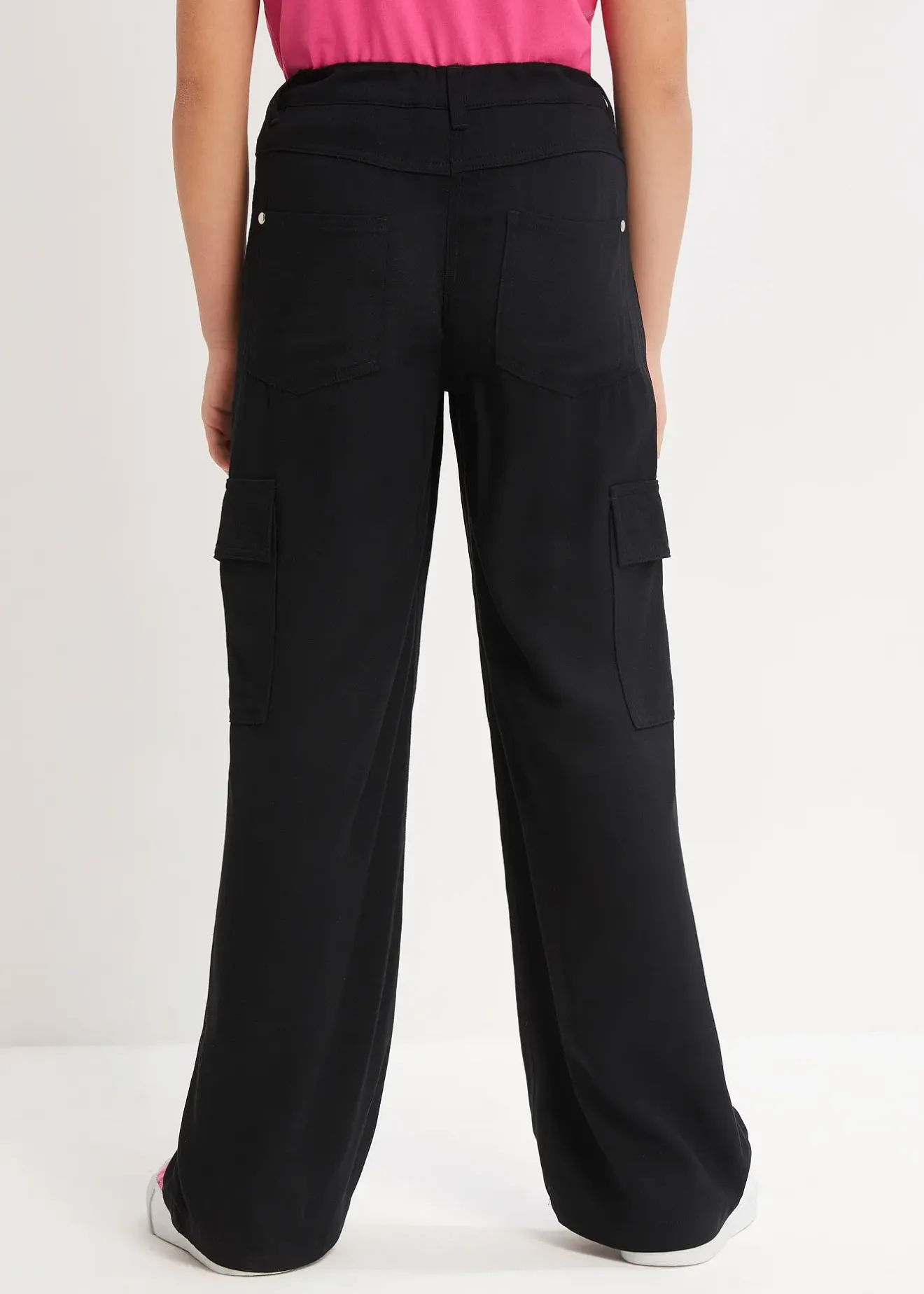 bonprix Pantalon cargo large en viscose fluide|Enfant Vêtements Enfant|Filles 9-16 Ans·Pantalons & Leggings