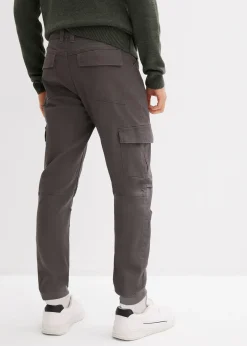 bonprix Pantalon cargo loose 100% coton, fuselé|Homme Pantalons
