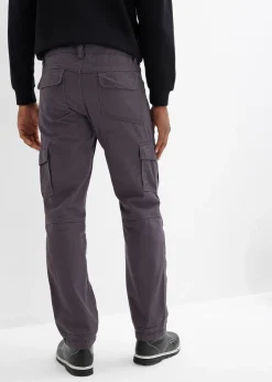 Homme bonprix Pantalons|Pantalon cargo loose et droit