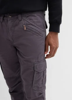 Homme bonprix Pantalons|Pantalon cargo loose et droit