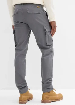 Homme bonprix Vêtements De Plein Air|Pantalons|Pantalon cargo regular en coton extensible et robuste, droit