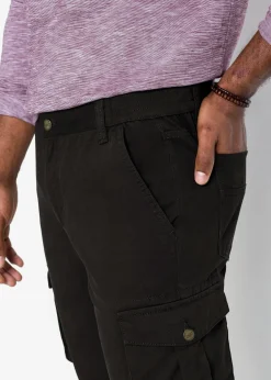 Homme bonprix Pantalons|Pantalon cargo regular et droit, taille élastiquée