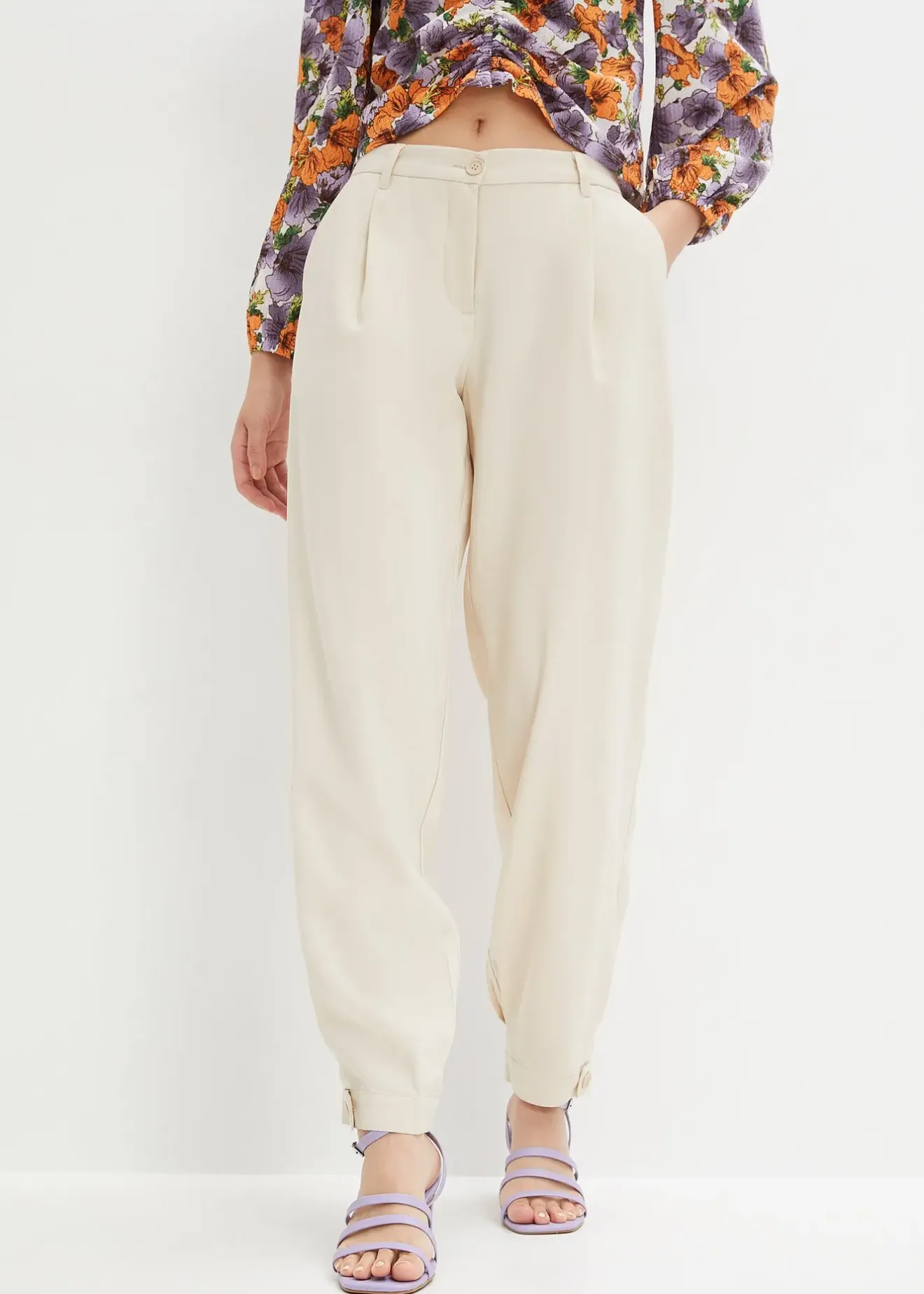 bonprix Pantalon carotte|Femme Pantalons