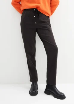 bonprix Pantalon chaud avec taille élastique|Femme Vêtements Thermiques|Pantalons