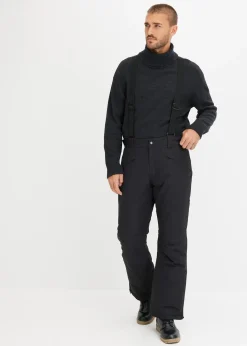 Homme bonprix Vêtements Thermiques|Vêtements De Plein Air|Pantalon chaud et imperméable à bretelles