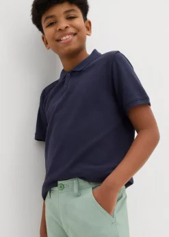 bonprix Pantalon chino droit à taille ajustable, slim|Enfant Vêtements Enfant|Garçons 9-16 Ans·Pantalons