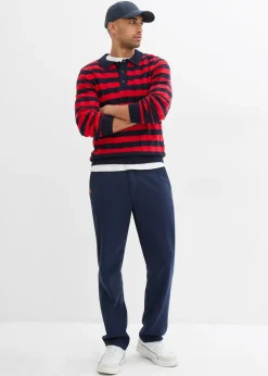 Homme bonprix Pantalons|Pantalon chino droit et ample, 100% coton