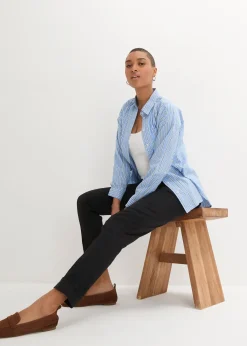 Femme bonprix Pantalons|Tailles Petite|Pantalon chino en coton, longueur cheville