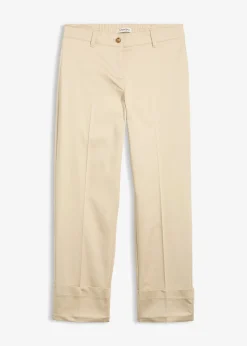 bonprix Pantalon chino en coton majoritaire|Femme Pantalons