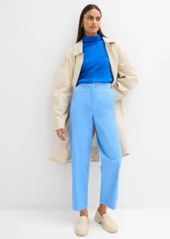 Femme bonprix Pantalons|Pantalon chino en twill de coton