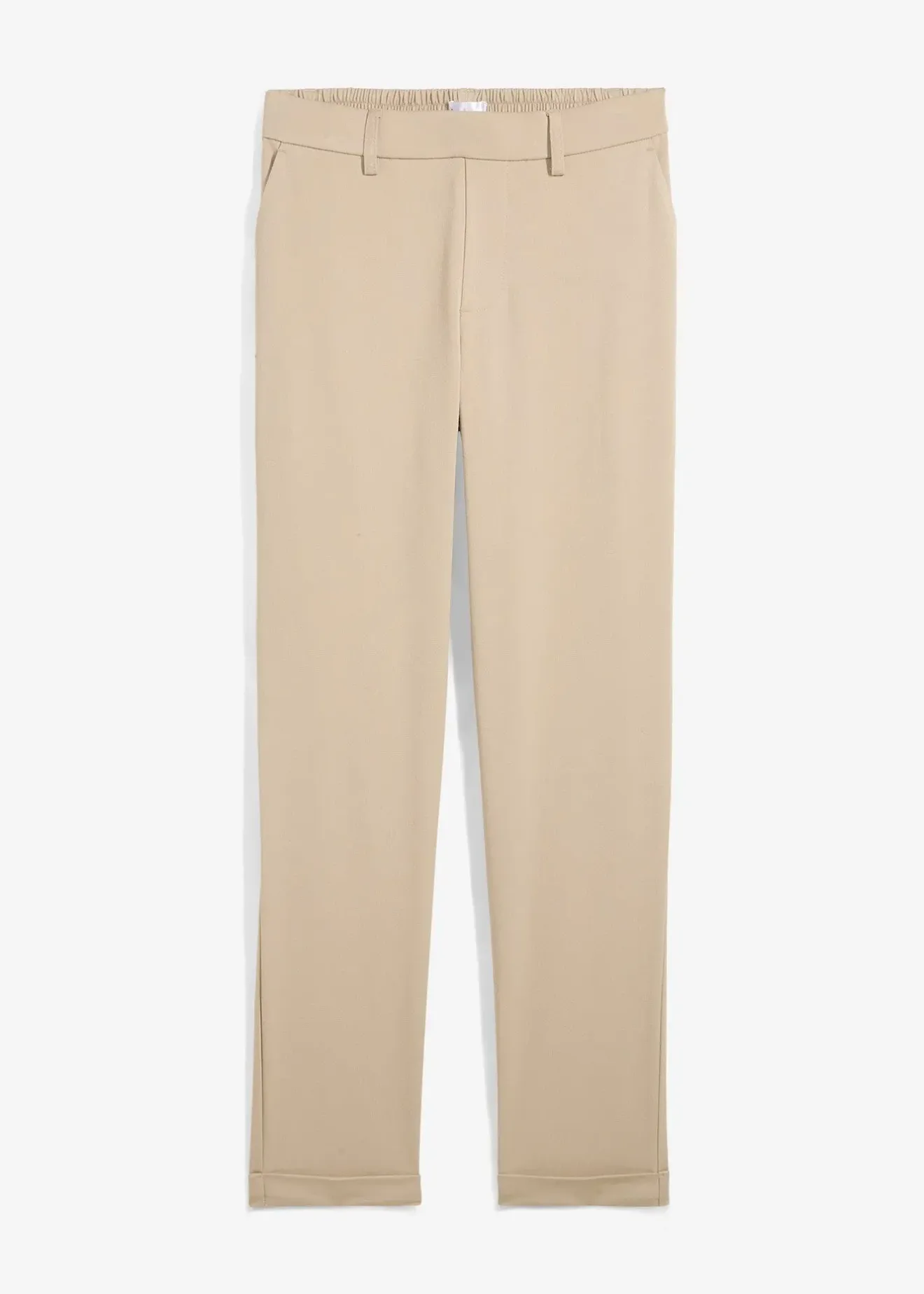 Femme bonprix Pantalons|Pantalon chino en viscose mélangée