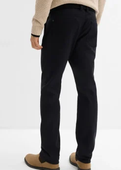 Homme bonprix Pantalons|Pantalon chino extensible regular avec taille élastique et ceinture, droit