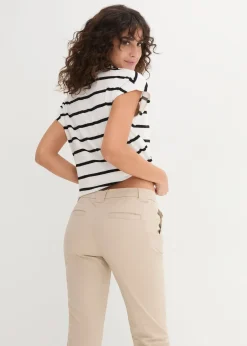 bonprix Pantalon chino extensible|Femme Pantalons