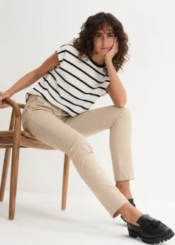 bonprix Pantalon chino extensible|Femme Pantalons