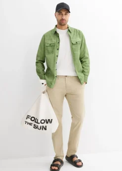 Homme bonprix Pantalons|Pantalon chino extensible regular, coupe droite