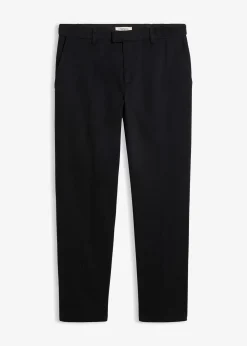 Homme bonprix Pantalons|Pantalon chino loose 100% coton, taille élastiquée