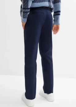 Homme bonprix Pantalons|Pantalon chino regular avec ceinture, taille élastiquée, droit