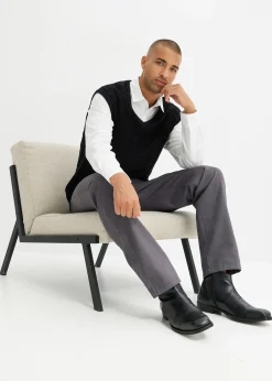 Homme bonprix Pantalons|Pantalon chino regular, droit