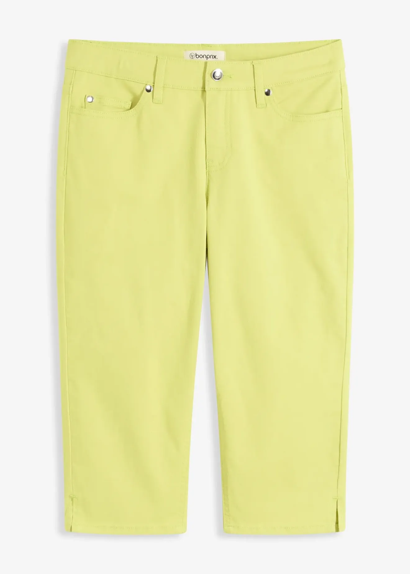 bonprix Pantalon corsaire à taille élastiquée|Femme Pantalons